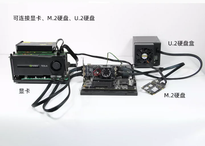 PLX8749 PCIe Switch Card No Bifurcation Required, External GPU / M.2 NVMe / U.2 SSD Expansion Adapter