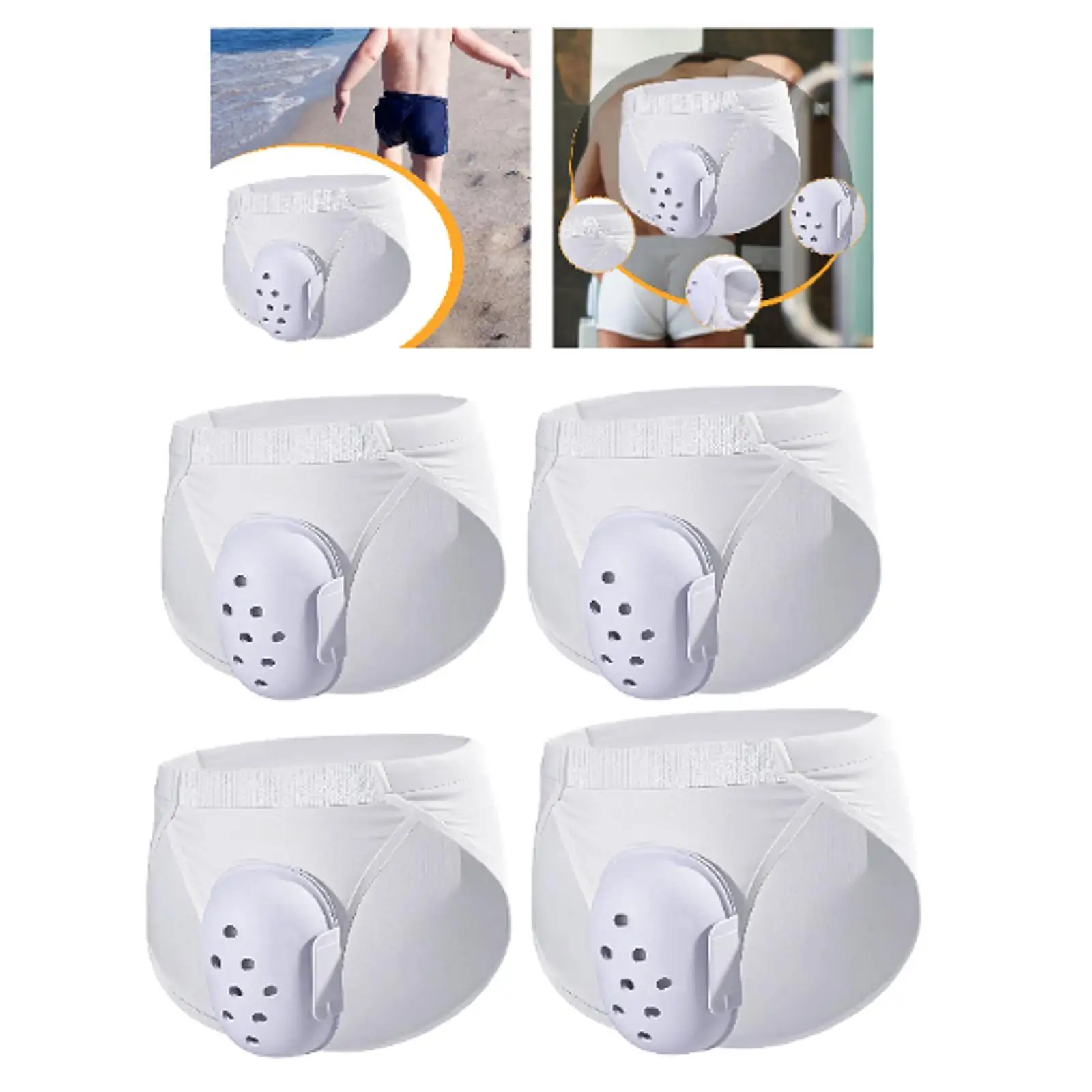 

Нижнее белье для обрезания, трусы с вырезом крайней плоти, мягкий дышащий чехол