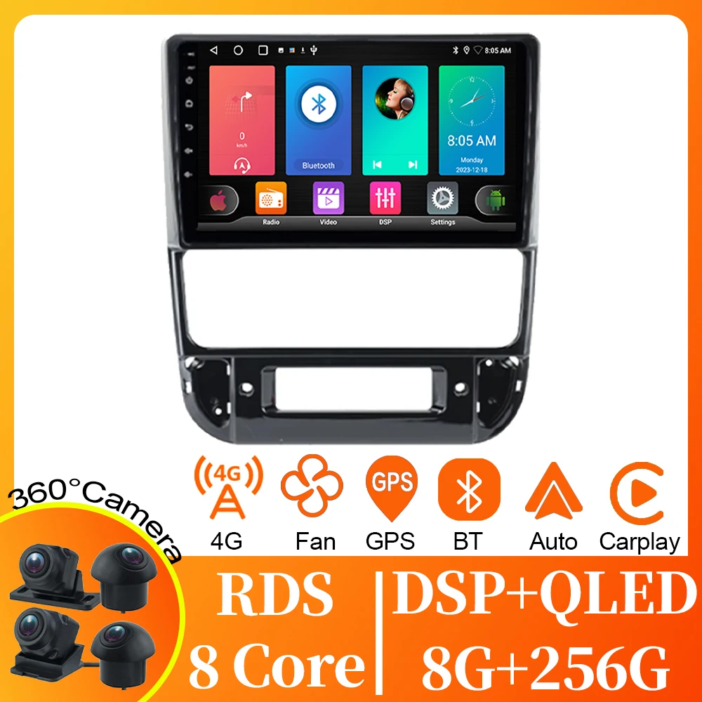 

4G For Peugeot 406 1995-2005 Car Radio Android Auto GPS Navigation Head Unit Multimedia Video Player Stereo WIFI BT No 2din DVD