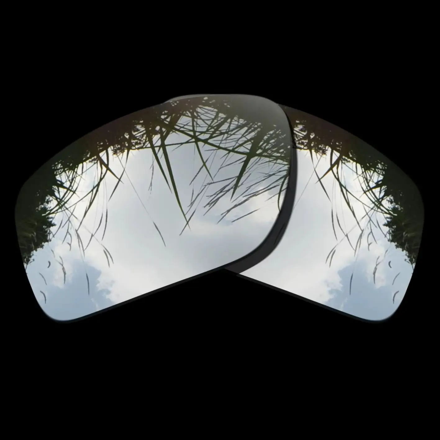 

Silver Titanium Polarized Replacement Lenses for Costa Del Mar Fantail Sunglasses