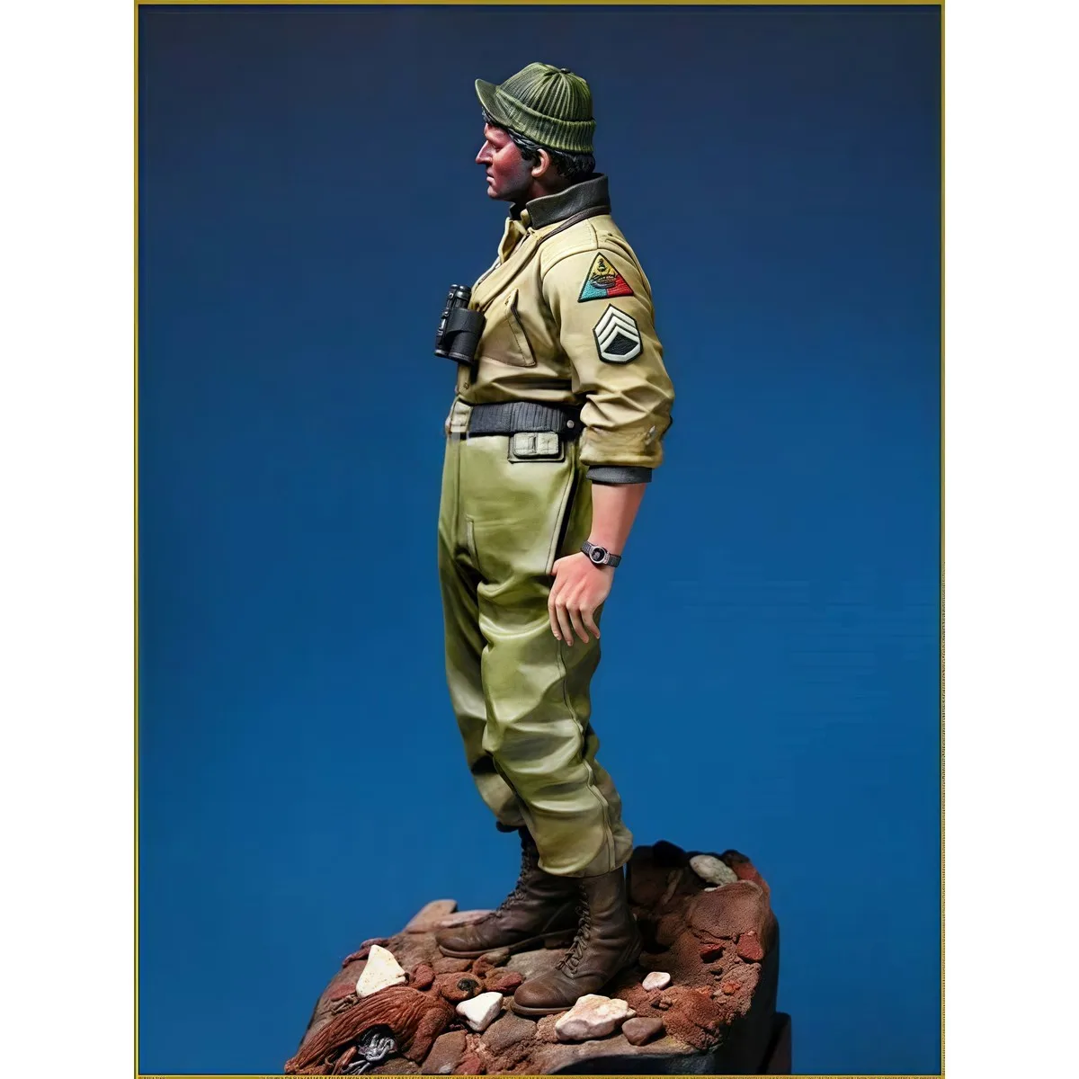 

Набор для сборки модели из смолы 1/18, военная тематика, солдат-танкист американской армии, в разобранном и неокрашенном виде, GK, 1477R