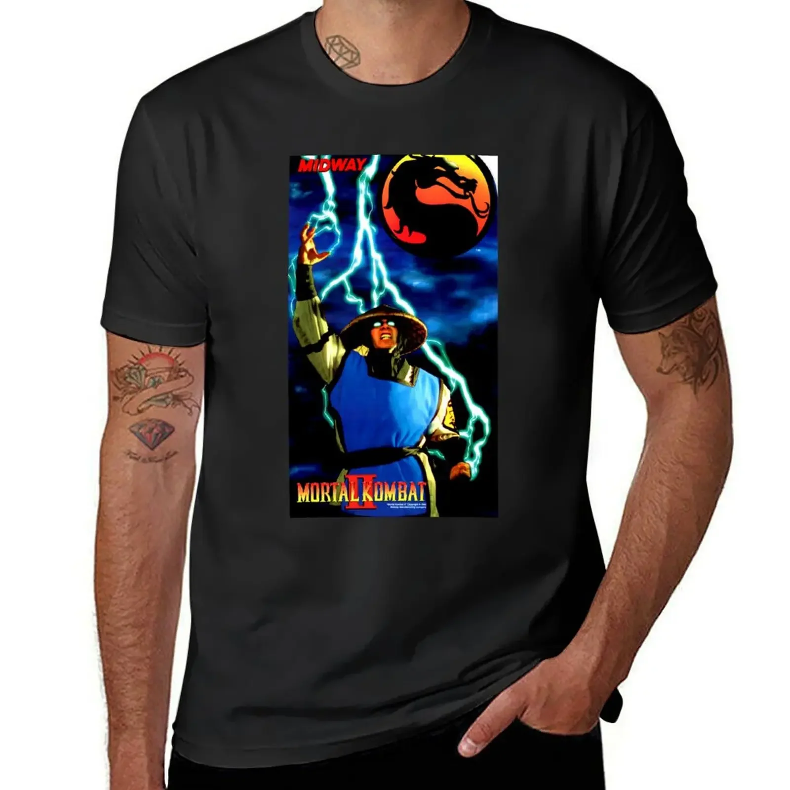 mk raiden T-Shirt vintage clothes shirts graphic tee mens t shirts casual stylish