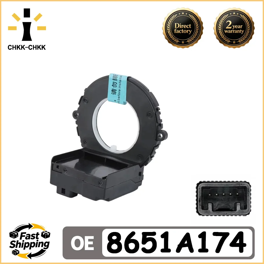 CHkk-CHKK Brand New Steering Angle Sensor 8651A174 8651A175 8651A115 For Mitsubishi Outlander Sport 2011-2024 Auto Parts