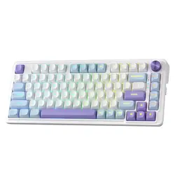 Redragon K673 MAX 75% 무선 가스켓 RGB 81 키 PBT 기계식 핫스왑 게임용 키보드, 맞춤형 선형 스위치