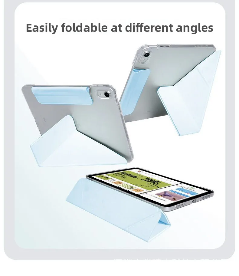 Y-Fold PC-Hülle für iPad Pro 11 Mini 6 10.2 10.9 mit Auto-Wach-/Schlaf-Funktion Stoßfeste Hartschale – Detail 5