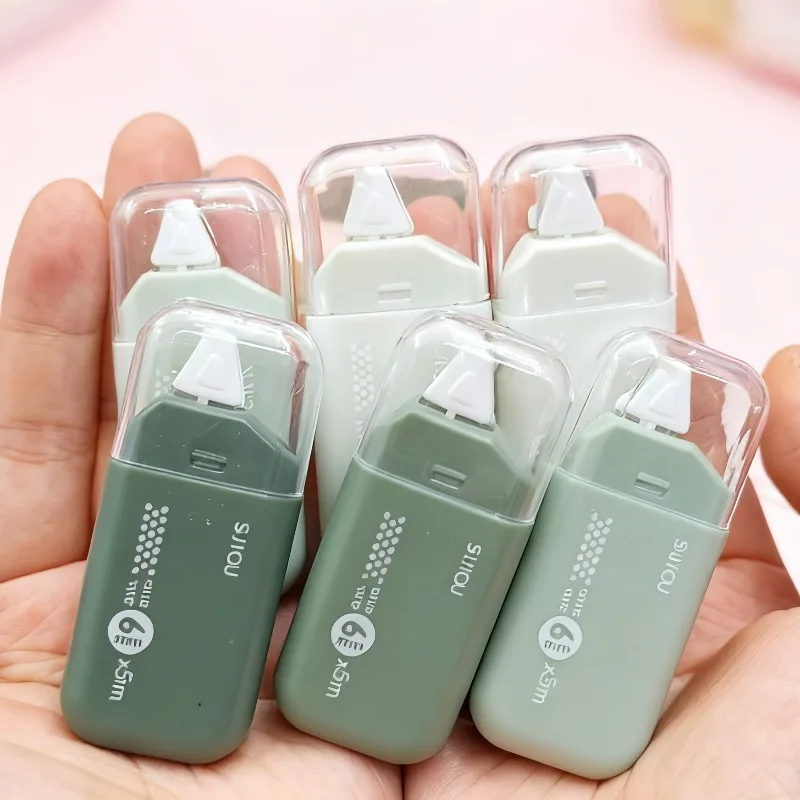 6 шт. точечная лента, двухсторонний клейкий ролик шириной 6 мм, прочная липкая лента без остатков для скрапбукинга, коллажей, офиса, ручной работы