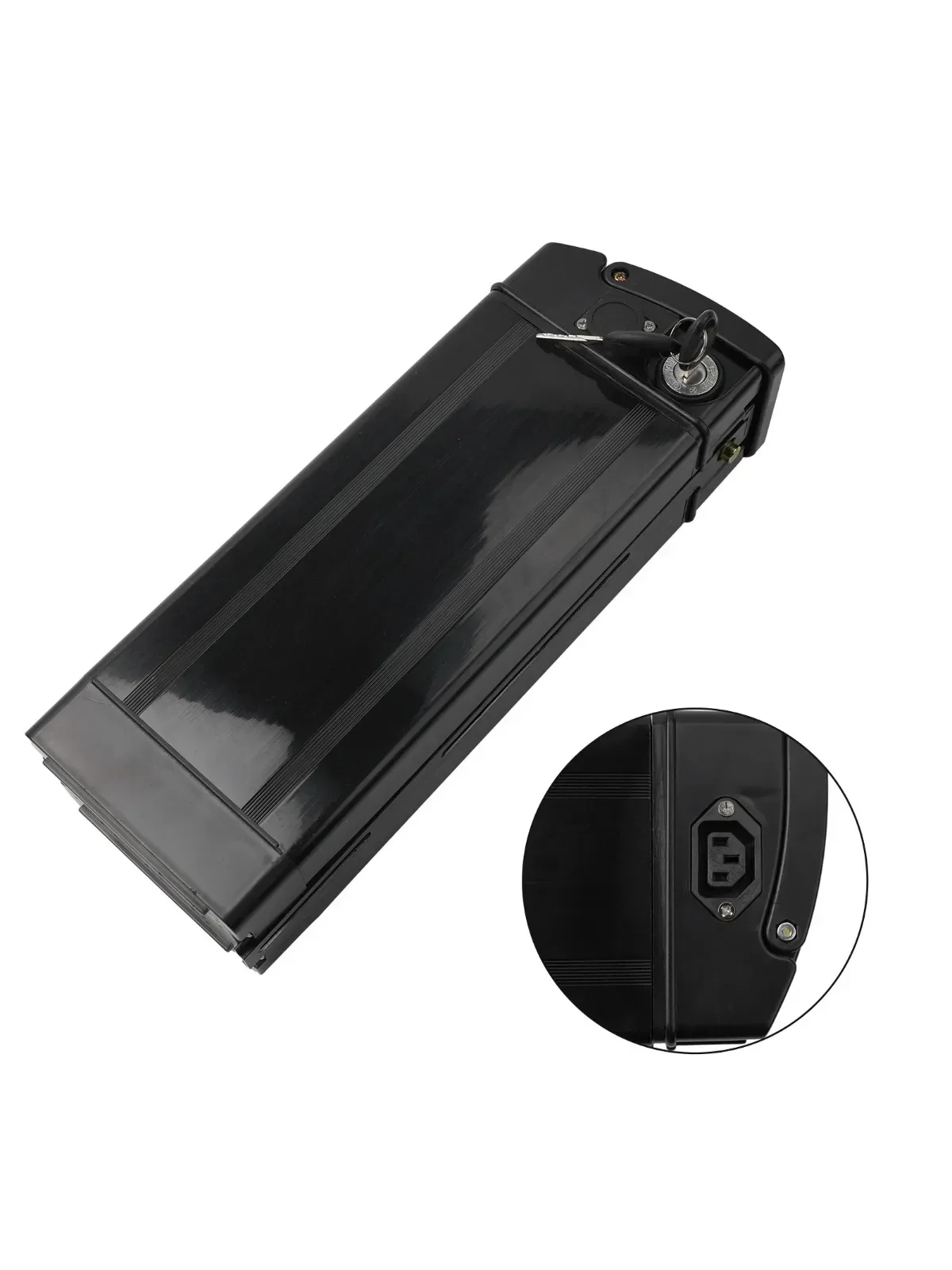 AliExpress Reliable Electric Bike Battery Box Ebike Holder Case with Charging Socket Output Port Perfect for Electric Bicycles NEW