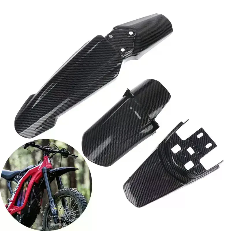 

Universal Motorcycles Plastic Modified Extended Longer Front Rear Tail Mudguards Water Baffle For Sur-Ron Electric Bike Dirt