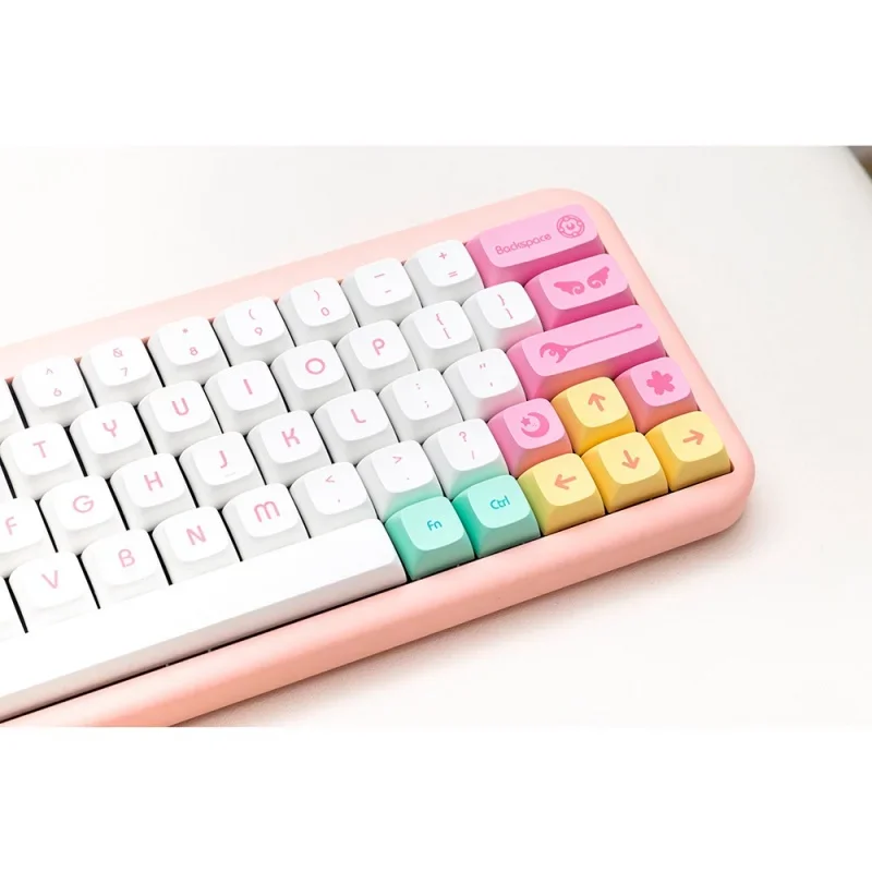 كيكابس أنيمي لطيف ، XDA الشخصي ، صبغ التسامي PBT Keycap ، 143 مفاتيح