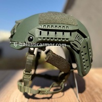 Uhmwpe Fabric 3A. 44 FAST Combat Tactical Helmet for Sale Black Helmet Kevlar Anti-Impact Combat Helmet