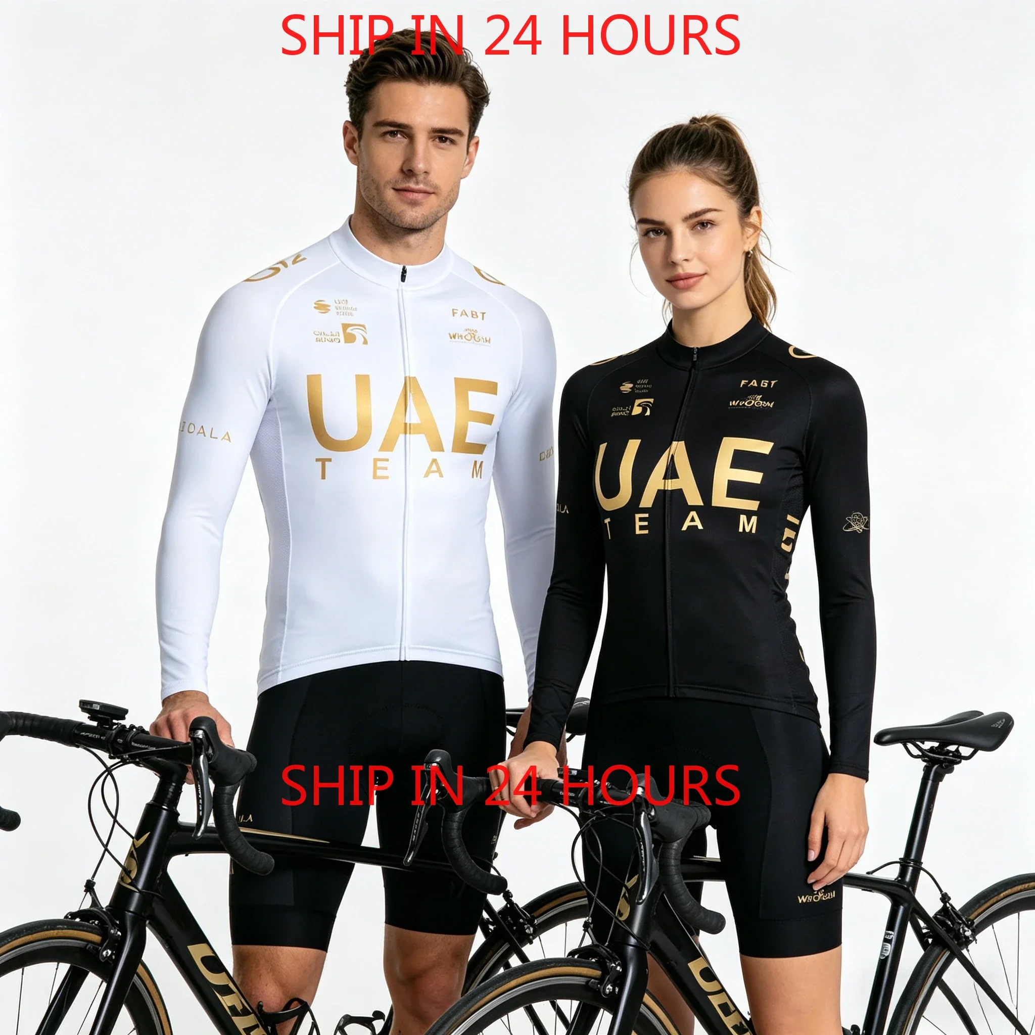 

2026 Winter Cycling Jacket Gold Men Women Thermal Fleece Bike Jersey Ropa Ciclismo Maillot