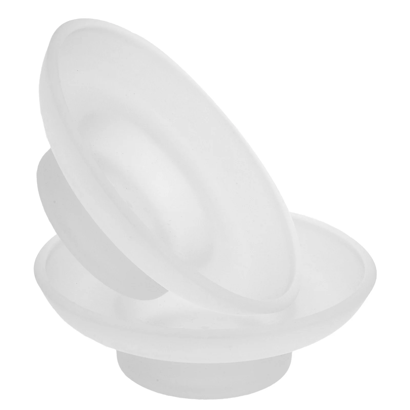 

2Pcs Clear Glass Soap Dish Heavy Round Soap Holder with Drainage Function Smooth Edges for Bathroom Shower Counter Use