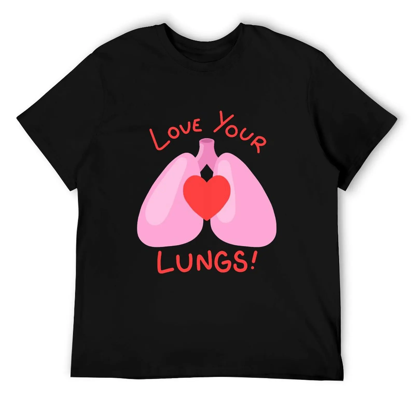 

Lung Health Awareness T-Shirt cotton t shirt man graphic t shirts for man t shirt men 100% cotton luxury brand T-Shirt