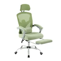 Ergonomic Reclining High Back Mesh Living Room Rocking Gaming Chair Computer Desk Swivel Rolling  Lumbar Support Pillow