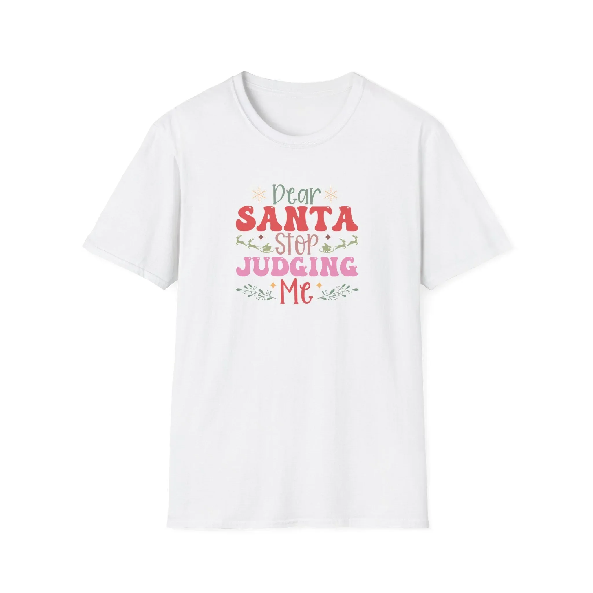 Cher Père Noël, arrêtez de me juger, t-shirt pour femmes, Noël