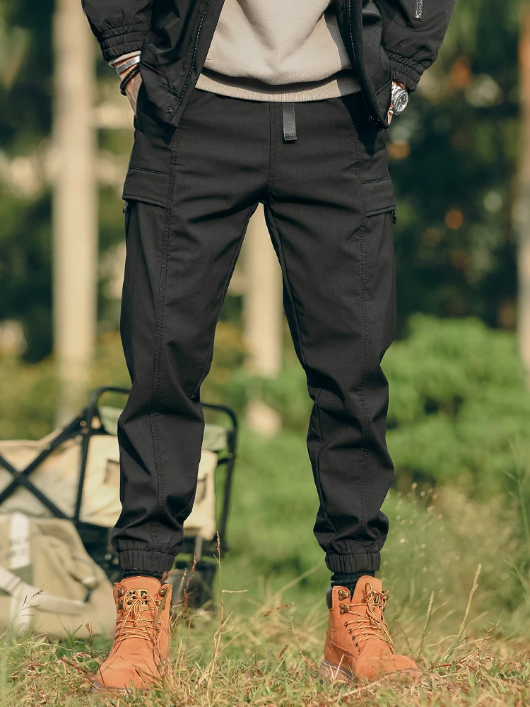

Outdoor Qui Dry Lightweight Ice Silk Men's Slim Fit Work Trousers Summer Thin Sle Cargo Pants Breathable Comfortable orts