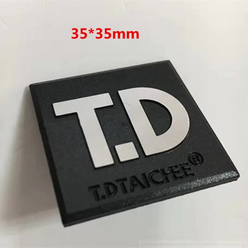 Universal TD T.D.Taichee Aluminium Signage Sign OEM LOGO Nameplate For Audio Amplifier Speaker Loudspeaker Horn 40*40 35*35mm