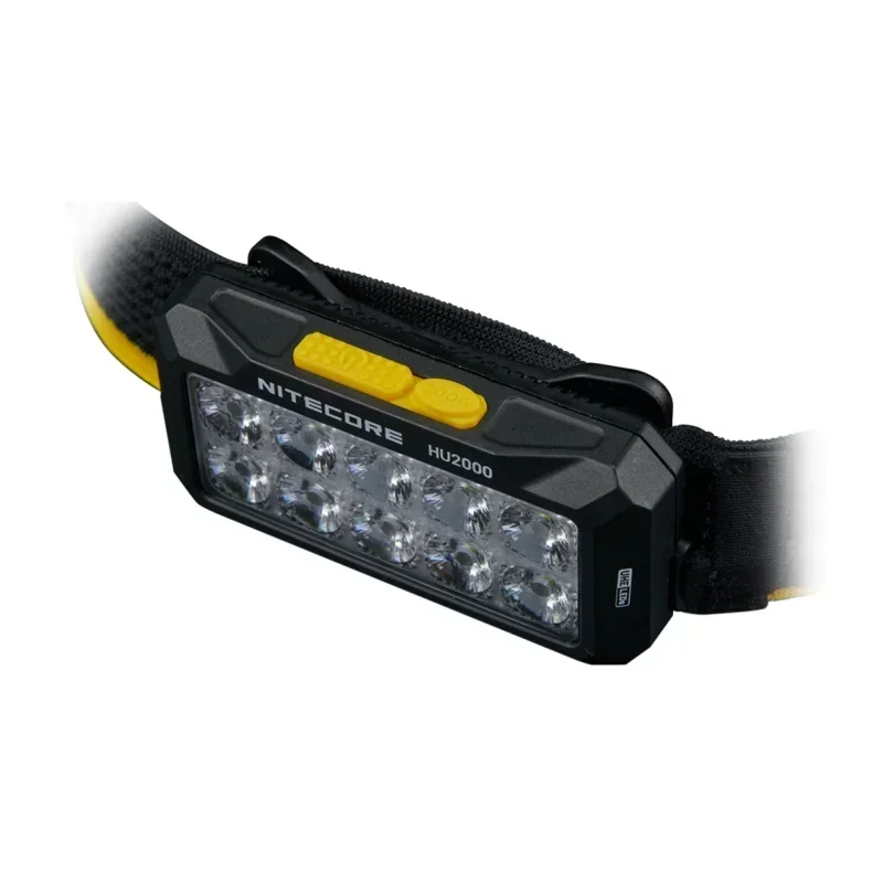 NITECORE HU2000 High Output Split-Type Work Headlamp 2000 Lumens USB-C Recharge LED Headlight Work Light Flexible Power Options