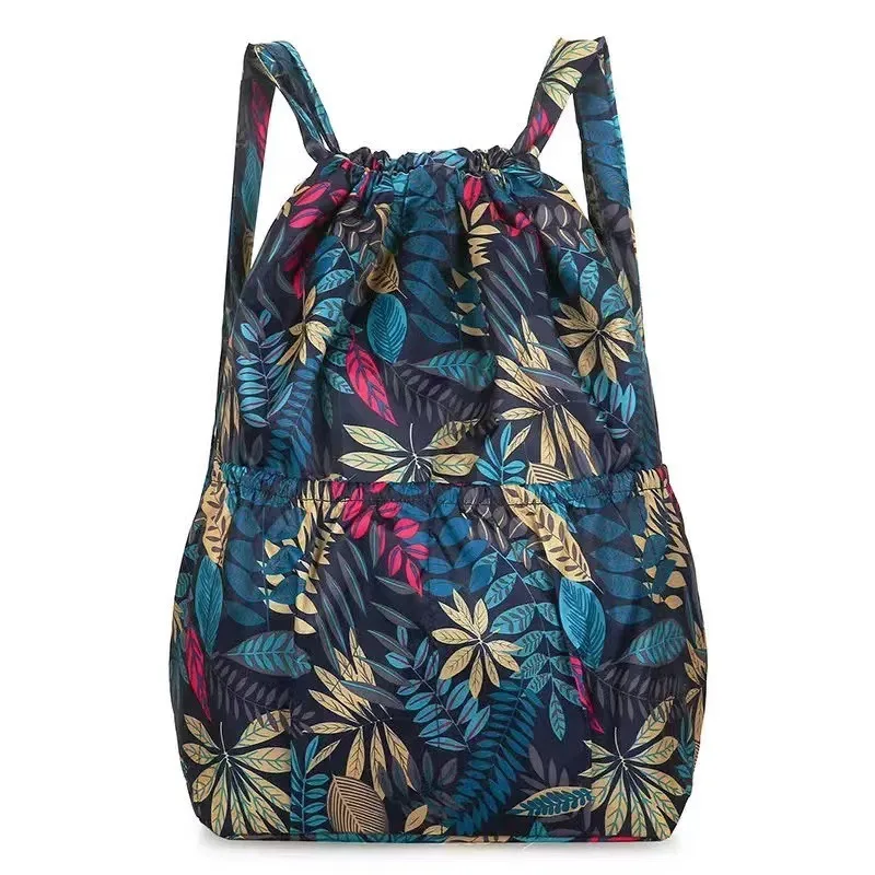 

Drawstring Backpack For Women Nylon Drawstring Bag Large Capacity Mommy Versatile Lightweight Shoulder Bags