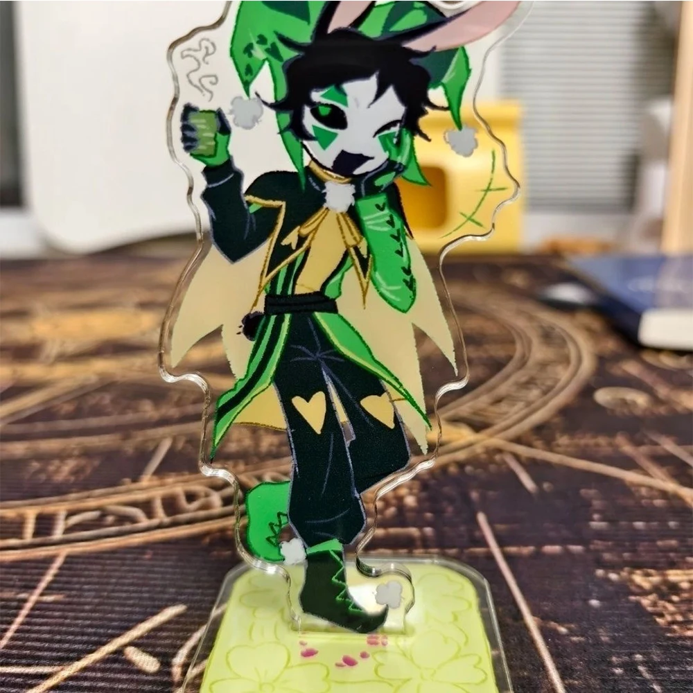 Game The Freak Circus Pierrot Cosplay Stand Acrylic Standing Plate Funny Figure Desktop Decoration Halloween Props image 2
