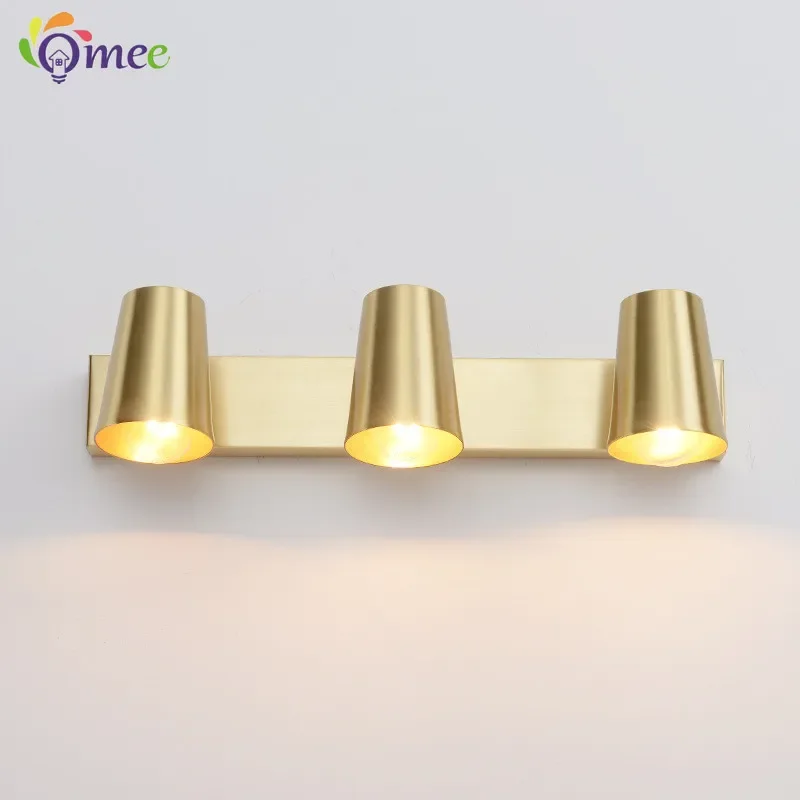 

Omee Gold Modern Wall Lamps Vintage Home Lighting Living Room Bedroom Decoration Bathroom Vanity Light Fixture Wall Mount Lamps