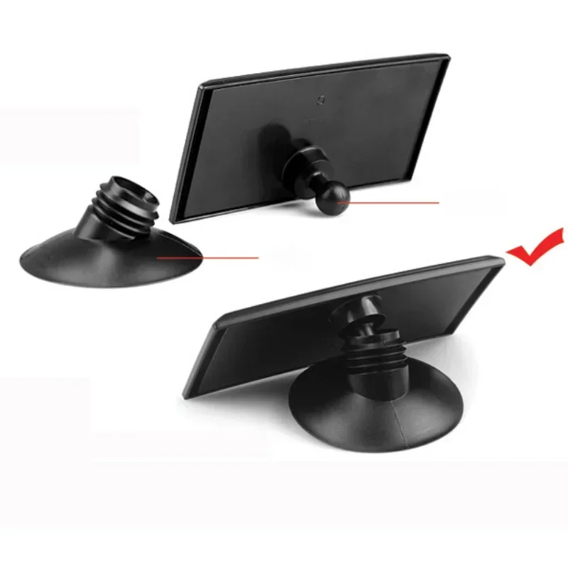 Car Suction Cup Rearview Mirror Large Field of View Rearview Mirror Baby Safety Rearview Mirror Blind Spot Rearview Mirror