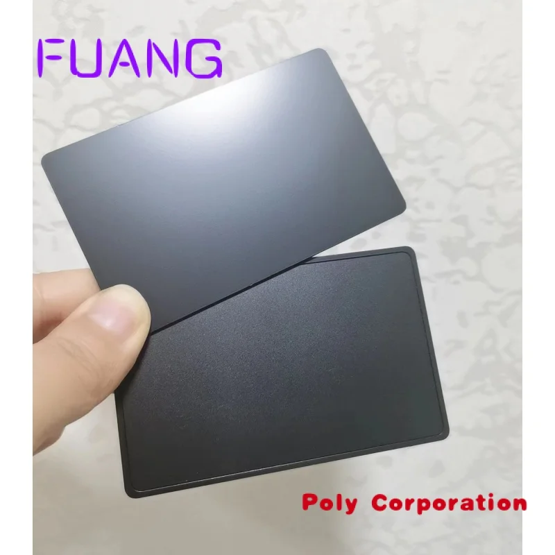 Qualidade superior Smart Identification Gravado Metal NFC Business Card