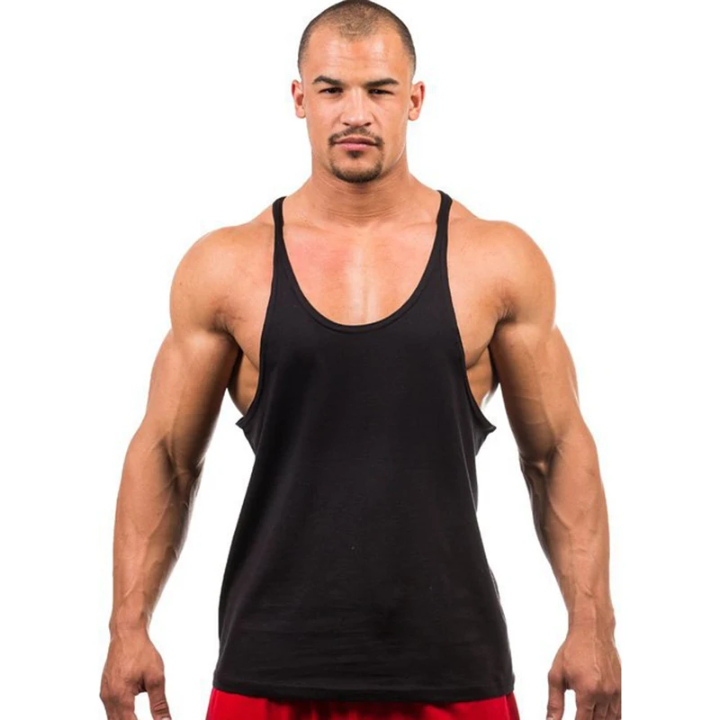 

Summer Brand Fitness Tank Top Men Bodybuilding 2023 Gyms Clothing Fitness Men Shirt Slim Fit Vests Singlets Muscle Tops