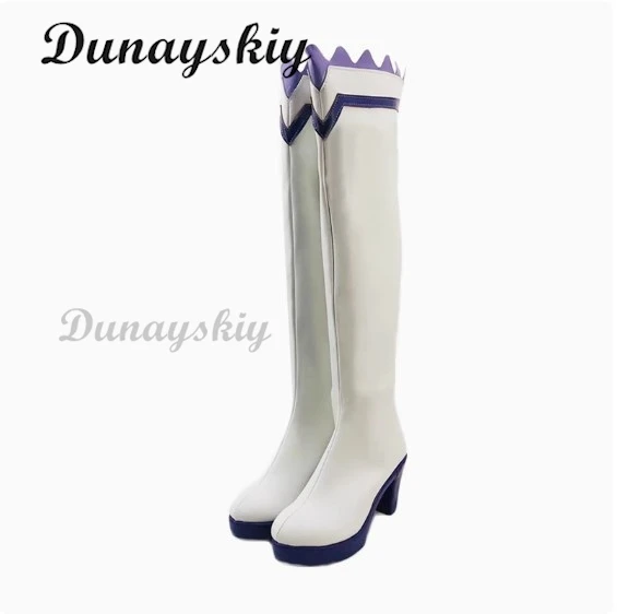 Zapatos Emilia para mujer, botas de fantasía, disfraz de Anime Re Zero, accesorios de disfraz, calzado de fantasía para juego de rol para mujer adulta