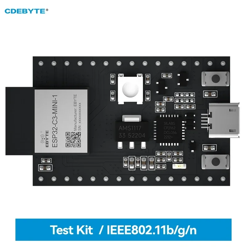 

ESP32-C3 Test Board CDSENET ESP32-C3-MINI-1-TB USB Interface 2.4~2.5GHz Support IEEE802.11b/g/n For Smart Home