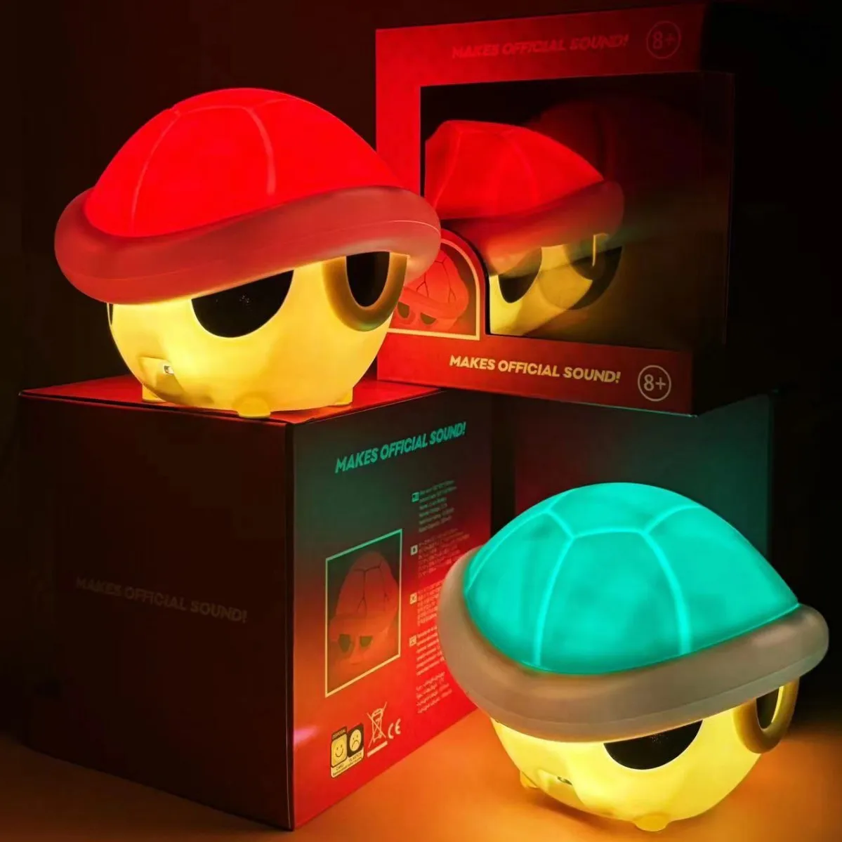 Super Mario Paratroopa Night Light Question Mark Brick Lamp Music Led Light Usb Charging Desk  Star Lamp For Gifts Game Toys ﻿