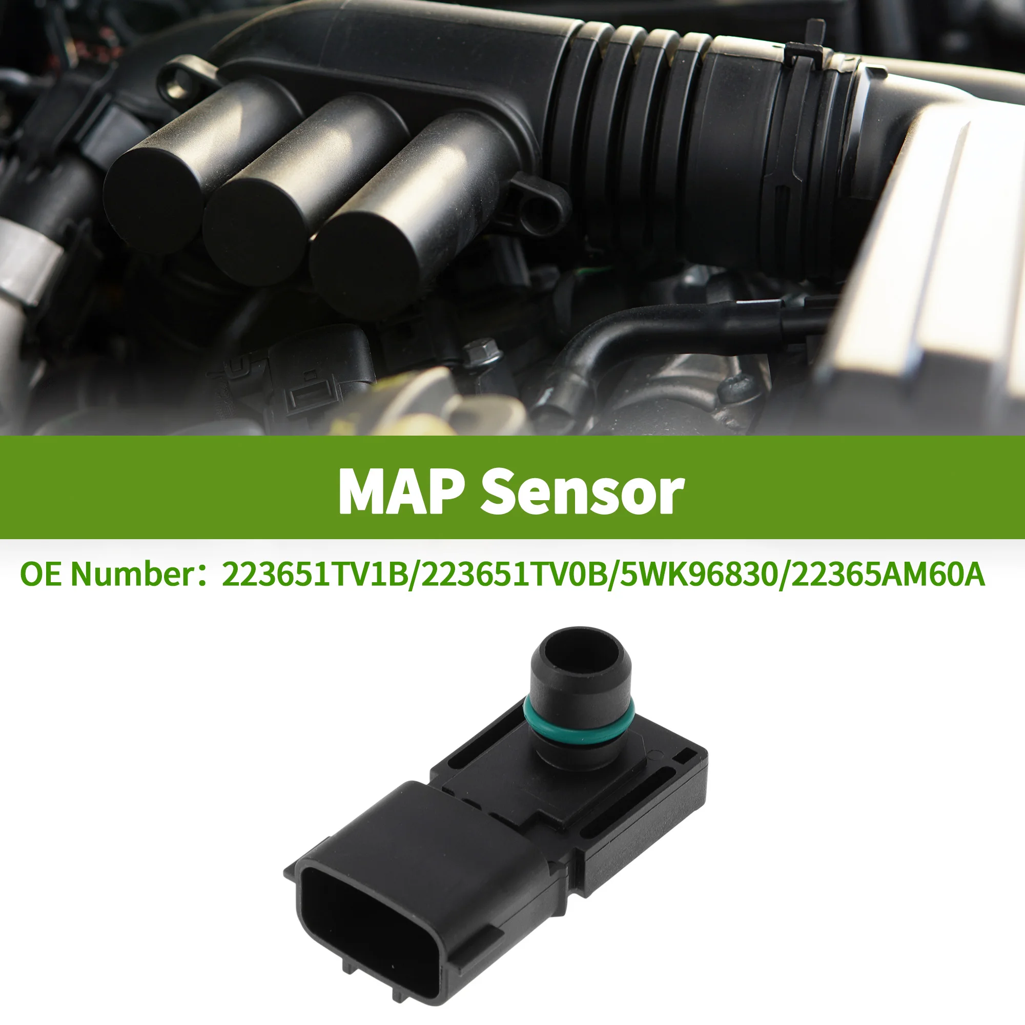UXCELL No.223651TV1B Manifold Absolute Pressure MAP Sensor for Nissan Sentra 1.8 00-06