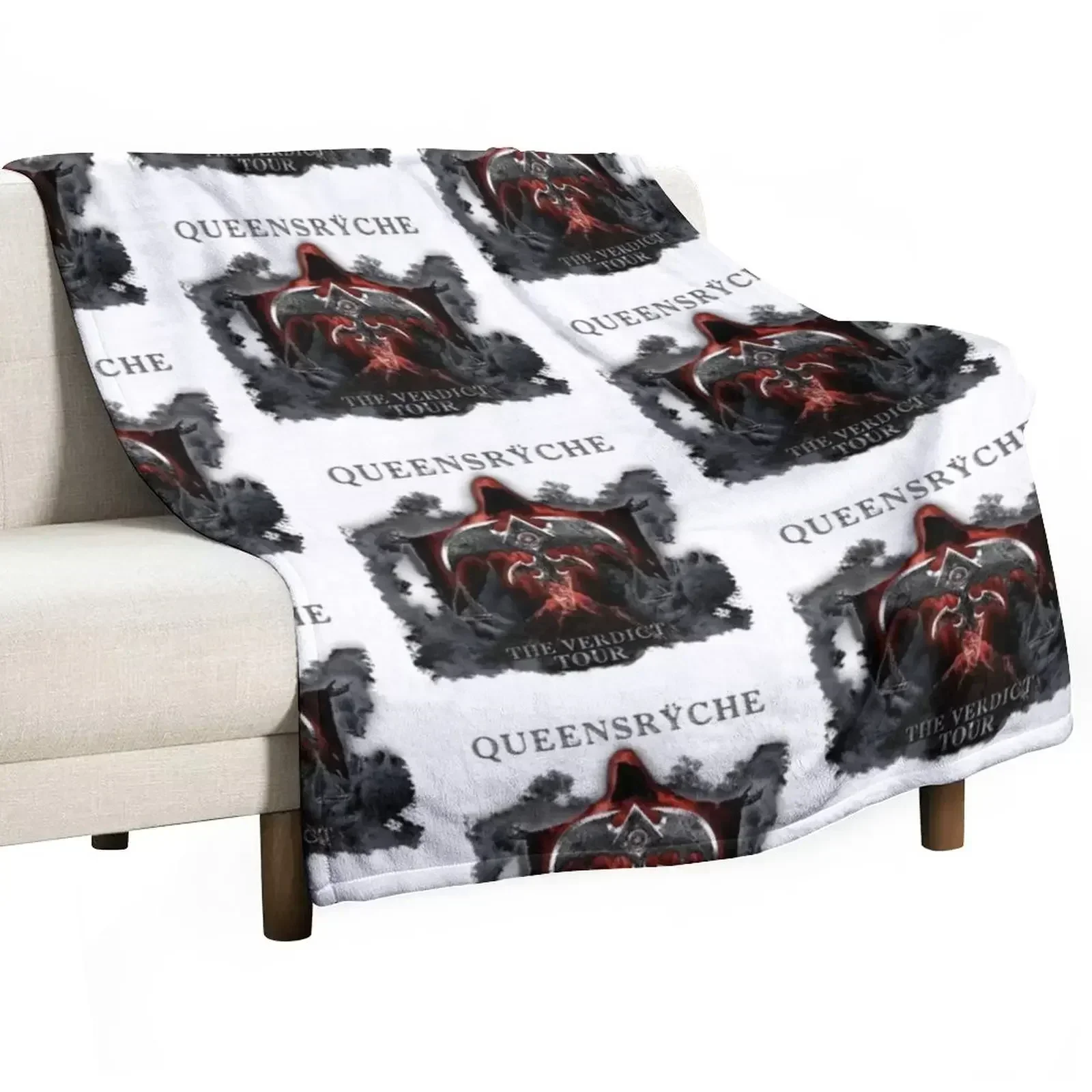 

New NEW QUEENSRYCHE TOUR Throw Blanket Sleeping Bag Beach Retros Cute Plaid Blankets