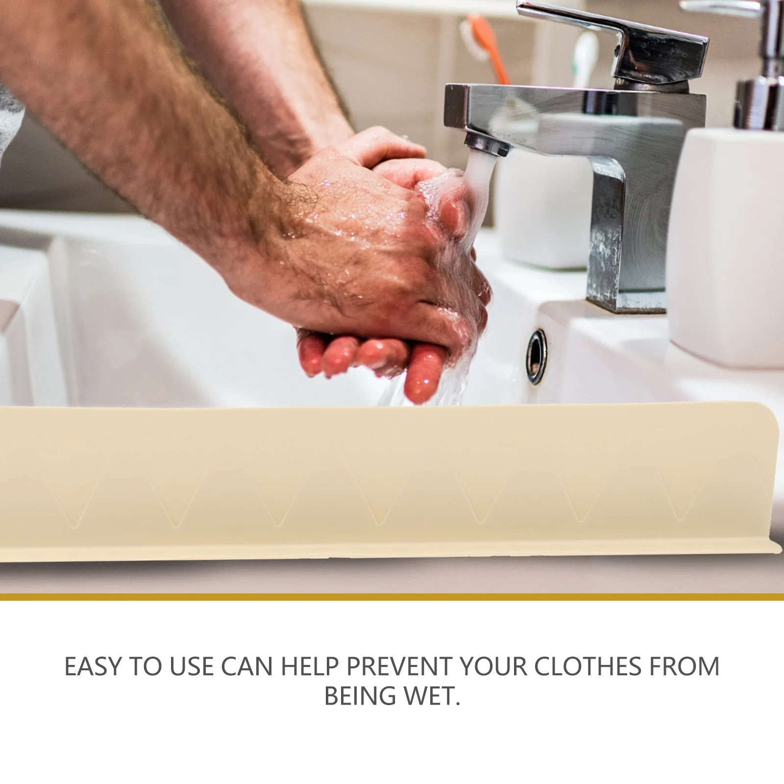 

Water Splashing Guard for Kitchen Sink Household Anti Splash Baffle Board Smooth Design Wet Protection Impermeable Plate Space