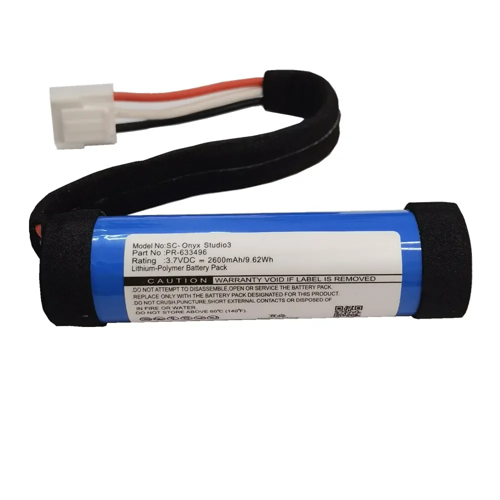 2024 Years Original Speaker Battery For Harman Kardon Onyx Studio 3 Studio3 PR-633496 2600mAh Player Battery Bateria In Stock