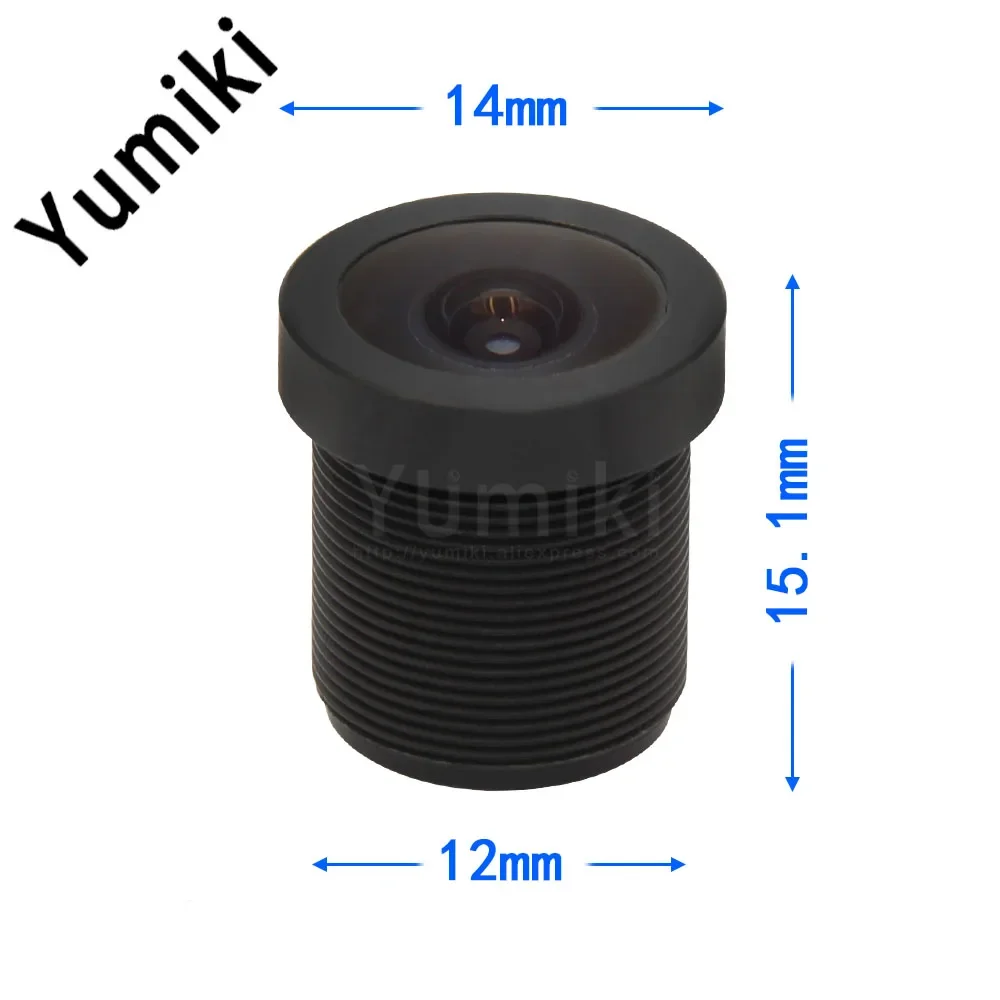 Yumiki CCTV LENS 1/3 2.1mm 150 Degree Wide Angle for CCTV Camera Security Camera