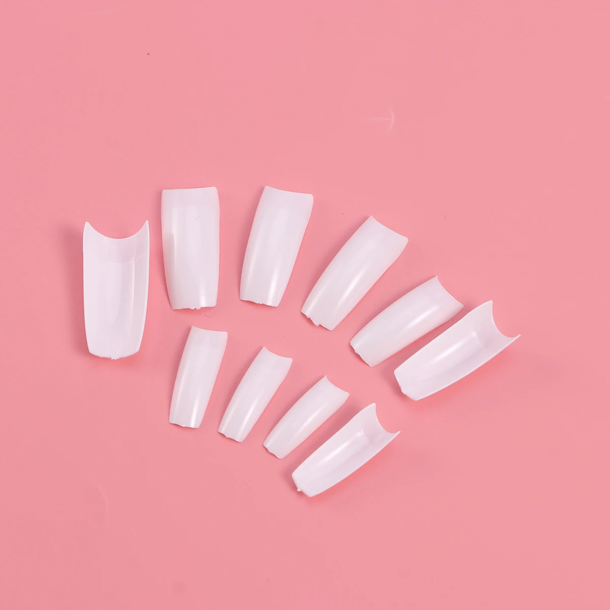 

500pcs Fake Nails French Style Clear False Nail Tips Transparent Artificial Nail Covers For Gel Acrylic Fiberglass Home
