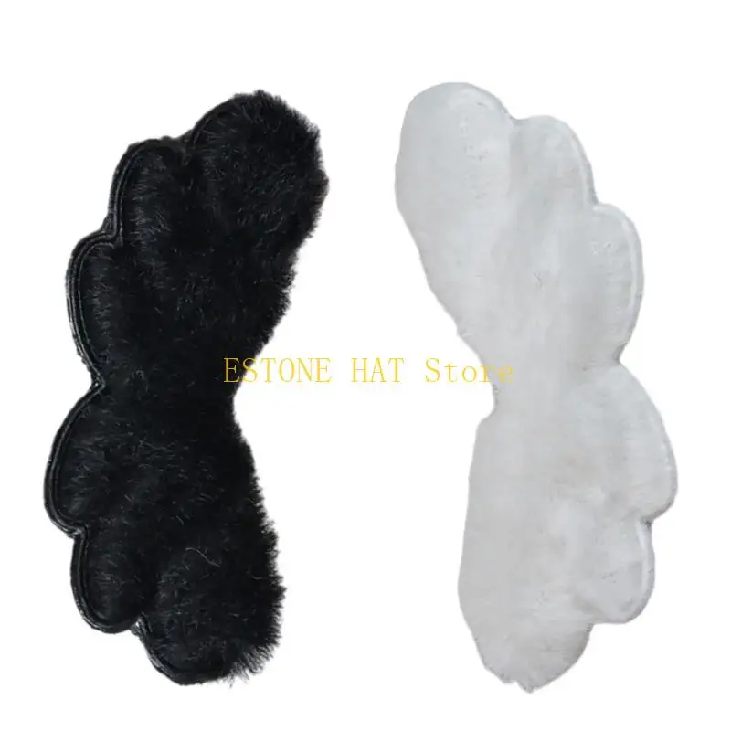 49MF Plush Wing for Hair Clip Making Garments Craft Headbands Wing Appliques Sewing Headwear Patches Clothing Garments - Image 5