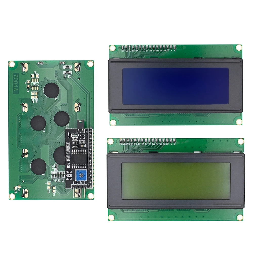 LCD2004 + I2C LCD2004 20x4 2004A Blu Verde Carattere Schermo LCD IIC Modulo Adattatore di Interfaccia Seriale per Arduino oled 2 4 i2c