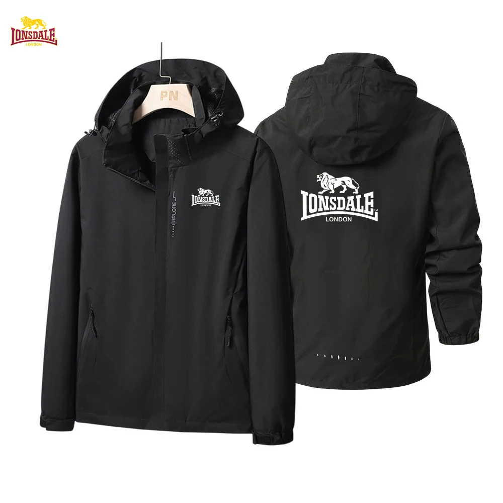 

LONSDALE Men's Jacket with Hood Windproof And Water-resistant New Spring 2026 Collection Sporty Style