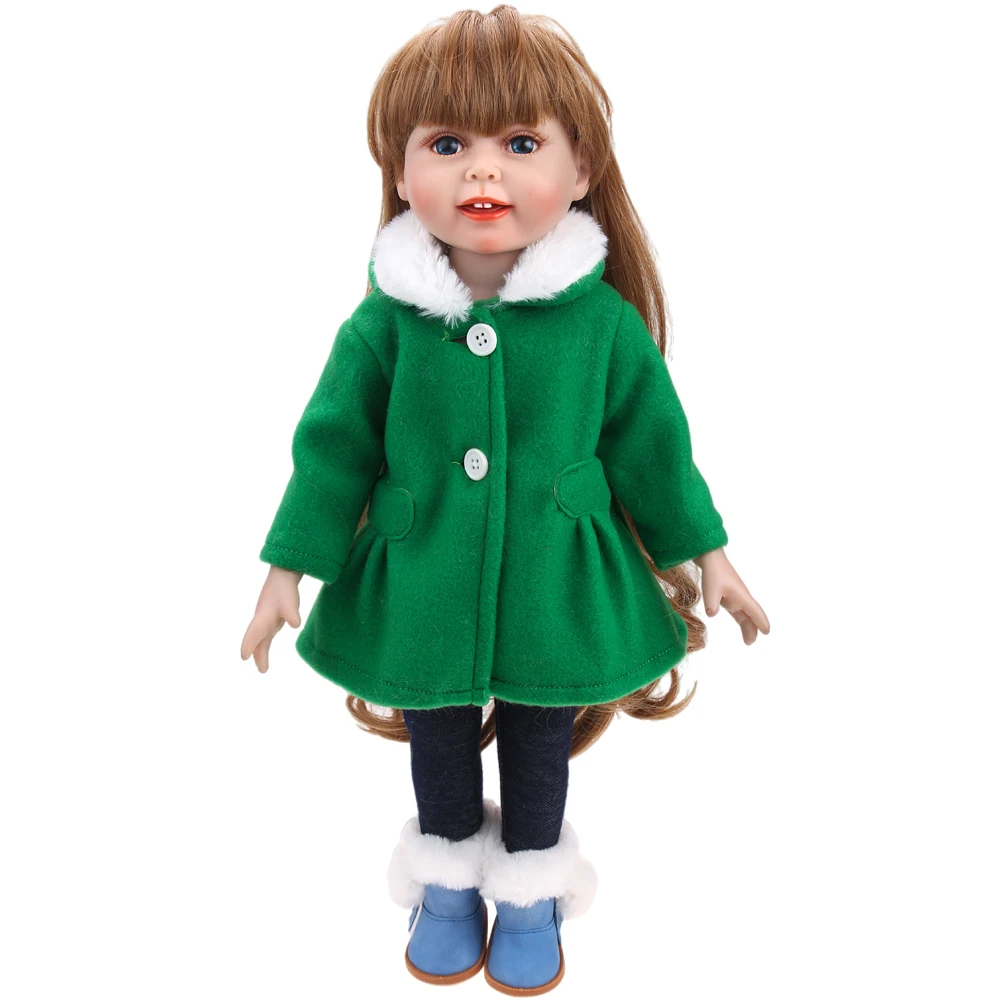 Set di Vestiti in Morbida Lana per Bambole da 18 Pollici + Pantaloni per Bambole Americane e Generazione 43-45 cm, Giocattoli per Bambini