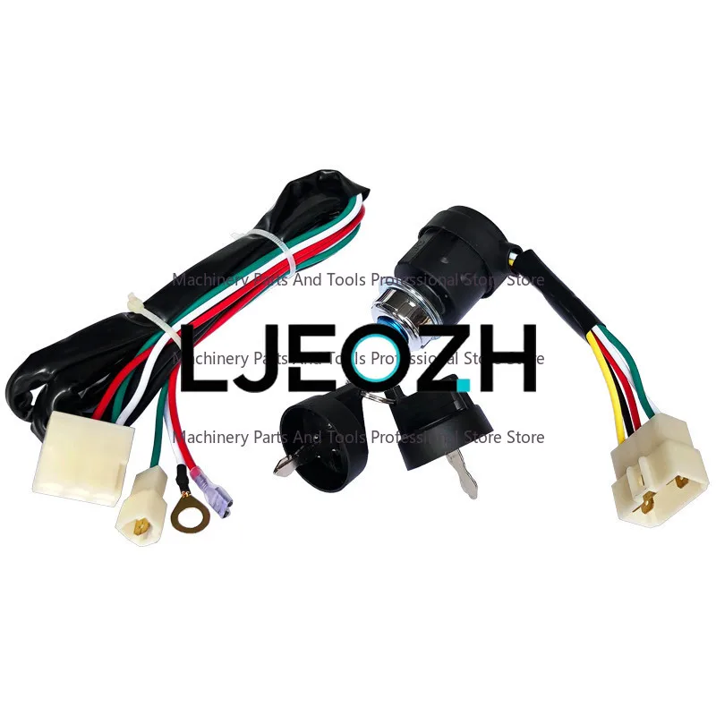 Air-cooled Diesel Generator 170F178 186F188 Electric Door Lock 3/5KW Electric Door Lock Start Switch Cable