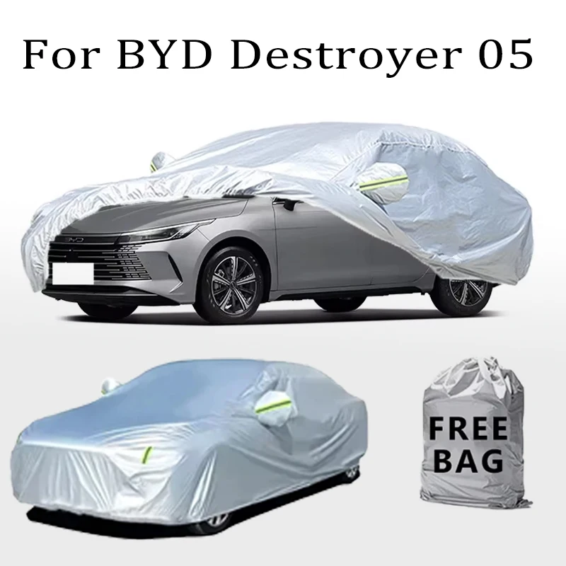 

Для BYD Destroyer 05, автомобильный чехол, уличная защита, полный внешний снежный чехол, солнцезащитный козырек, пылезащитный защитный чехол, автомобильные аксессуары