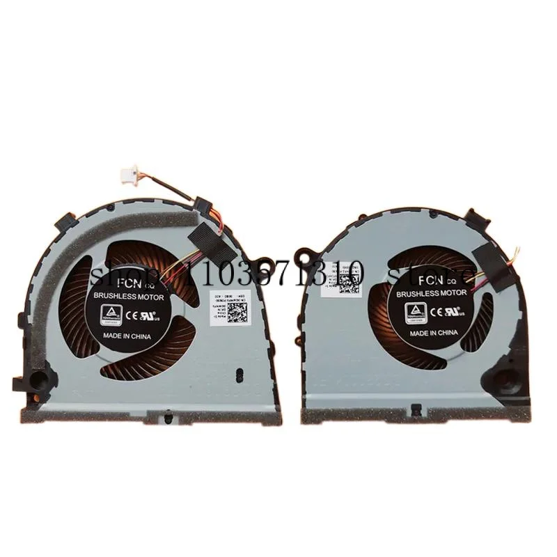 New orignal CPU GPU FAN for Dell G3 G3-3579 3779 15 5587 series cooling fan cooler 0TJHF2 TJHF2 0GWMFV GWMFV