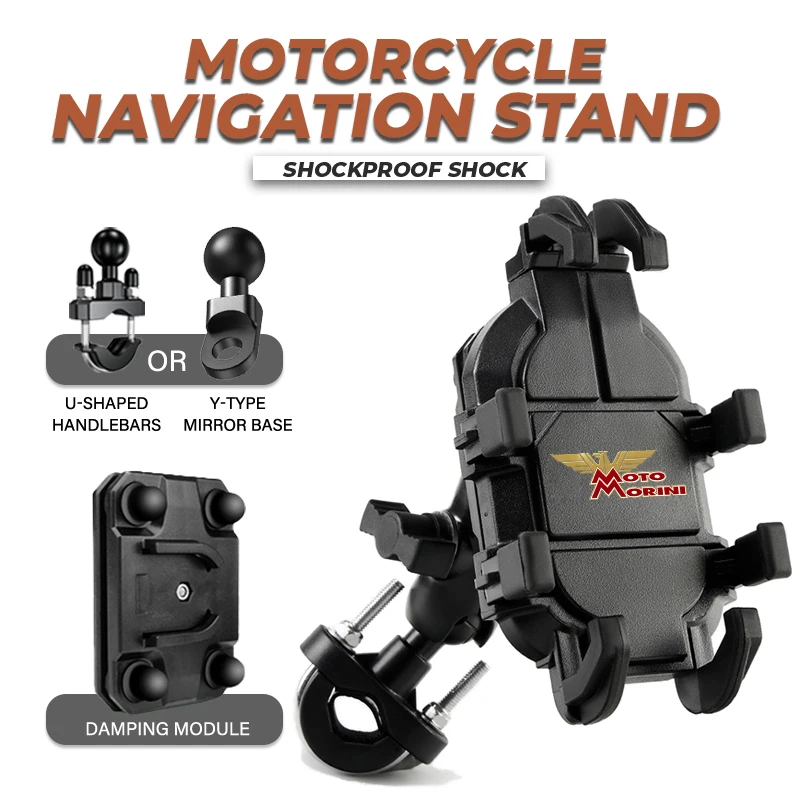 

Motorcycle Phone Holder Riding Navigation Bracket Shockproof For Moto Morini Seiemmezzo STR SCR Corsaro ZZ ZT Accessories