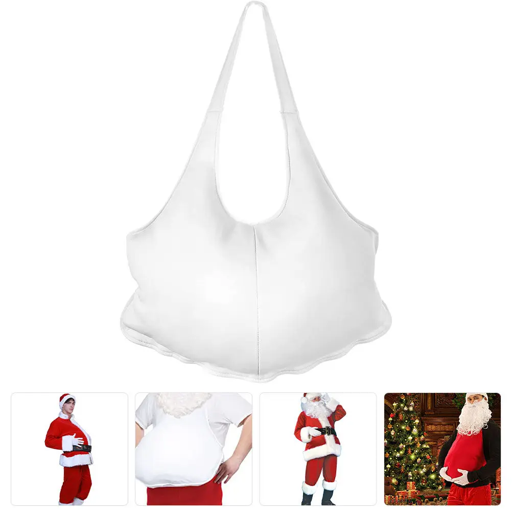 

Premium Lightweight Fake Santa Belly Prop for Christmas Cosplay Costume Xmas Party Santa Claus Tummy Inflatable Belly Accessory