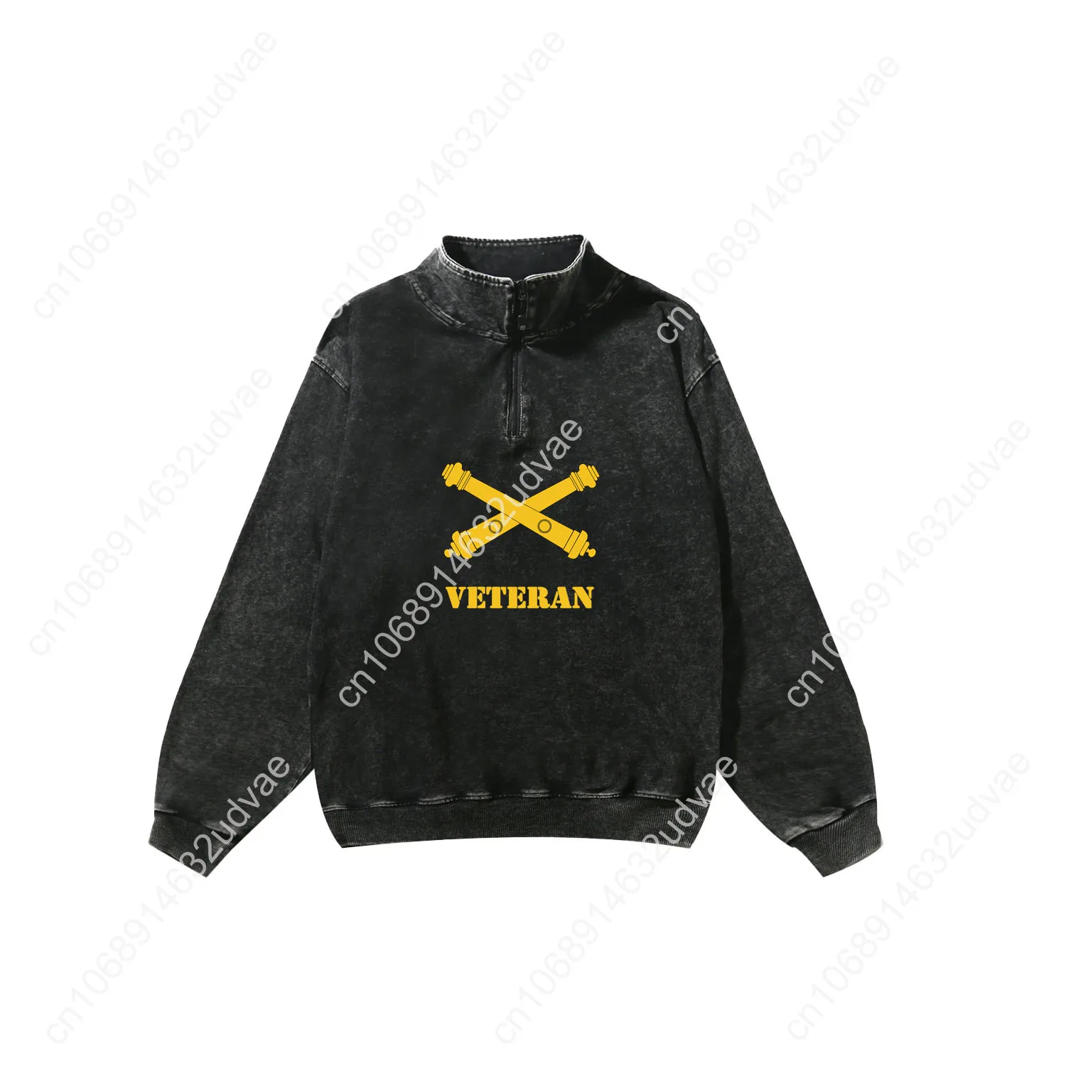US Army Field Artillery Veteran Retro Sweatshirt Mann Frau Teenager Vintage Pullover Half Sweat Maßgeschneiderte Tops Ärmeln T-Shirt