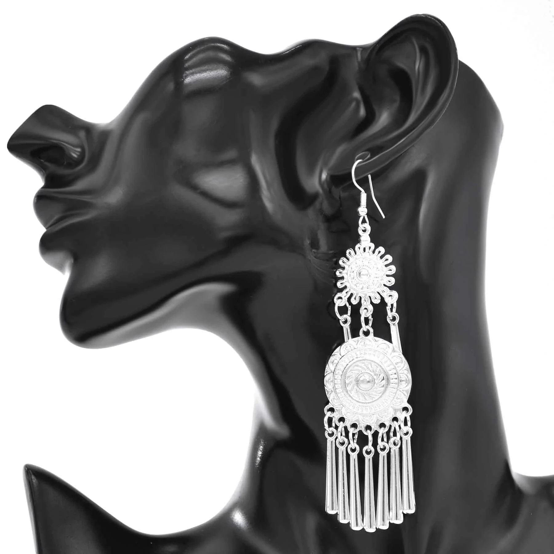 Miao Silvery Alloy Small Horn - Ethnic Fashion Pakistan review and price