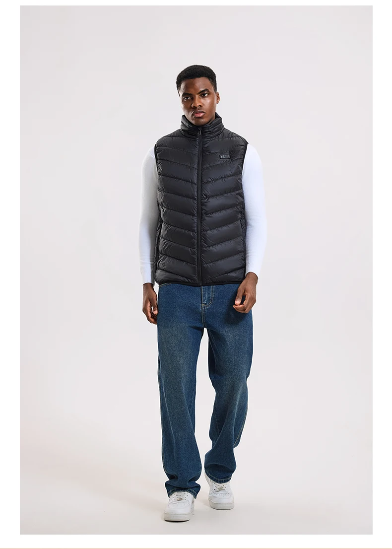 27-Zonen-Smart-Heizweste – Unisex-Winter-Wärmejacke, USB-betriebene Heizweste, für Outdoor- und Freizeitaktivitäten – Detail 10