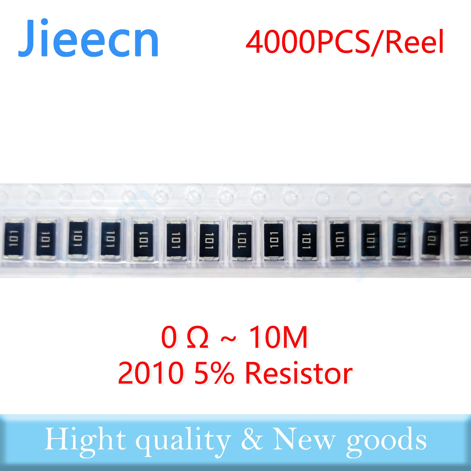 

Jieecn 4000pcs 2010 J 5% SMD Resistor 0R-10M 3/4W 0 1 10 100 150 220 330 ohm 1K 2.2K 4.7K 10K 100K 1R 10R 100R 150R 220R 5025